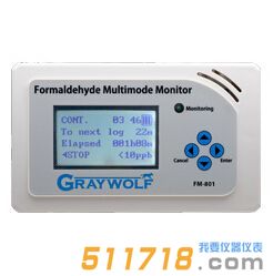 美國GrayWolf格雷沃夫 FM801多模式甲醛檢測儀