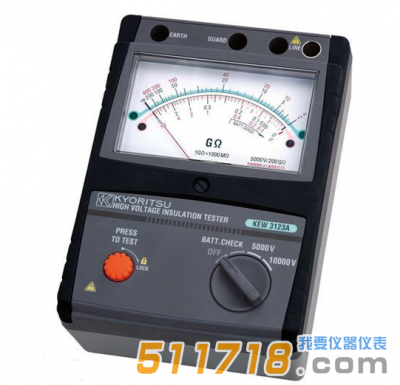 日本KYORITSU(共立) KEW 3123A高壓絕緣電阻測(cè)試儀 日本KYORITSU(共立) KEW 3123A高壓絕緣電阻測(cè)試儀