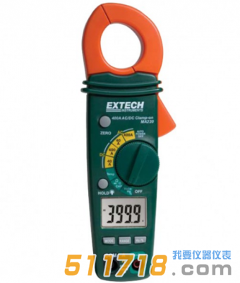 美國EXTECH MA220 400A交/直流鉗型表 美國EXTECH MA220 400A交/直流鉗型表