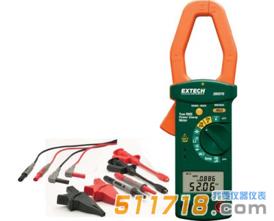 美國EXTECH 380976-K單相&三相電能質(zhì)量鉗形表 美國EXTECH 380976-K單相&三相電能質(zhì)量鉗形表