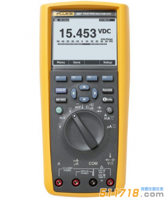 美國Fluke 287FVF真有效值萬用表 美國Fluke 287FVF真有效值萬用表