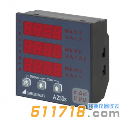 德國(guó)GMC-I SINEAX A230s LED顯示多功能電量表