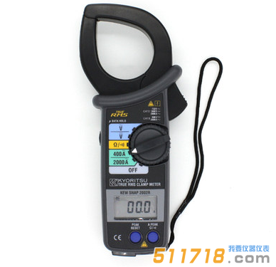 日本KYORITSU(共立) MODEL 2002R數(shù)字式鉗形表 日本KYORITSU(共立) MODEL 2002R數(shù)字式鉗形表