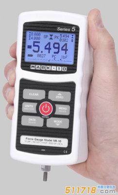 美國Mark-10 Series 5系列M5-012-025-05數(shù)顯測力計/推拉力計 美國Mark-10 Series 5系列M5-012-025-05數(shù)顯測力計/推拉力計