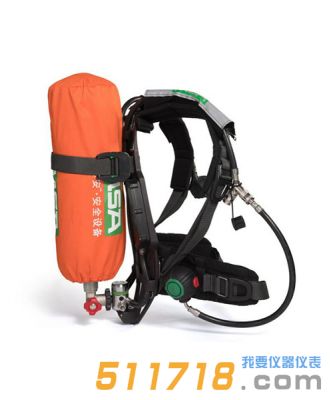 美國MSA 10154730 AG2100空氣呼吸器 BTIC氣瓶無表 6.8L