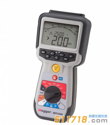 美國Megger MIT2500絕緣電阻測試儀 美國Megger MIT2500絕緣電阻測試儀
